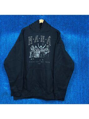 Mana “Vivir Sin Aire” Graphic Tour Hoodie Size 3XL